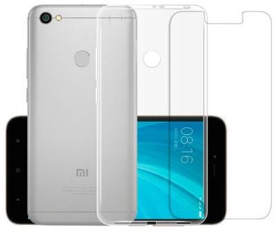 Чехол UVOO U000936XIA для Xiaomi Redmi Note 5A Prime прозрачный купить в Санкт-Петербурге по низкой цене