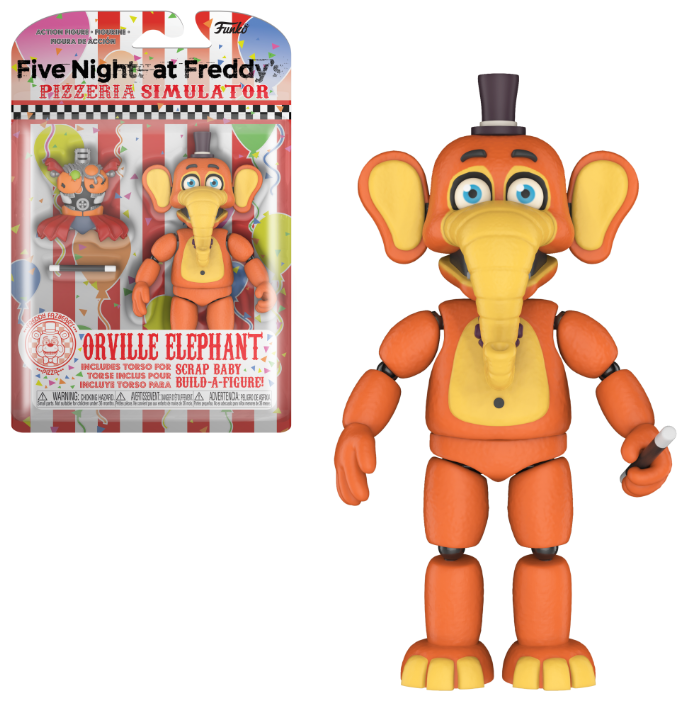 Funko fnaf action. Фигурка Funko Action Figures: FNAF. Игрушки ФНАФ ФАНКО подвижные. Фигурки ФАНКО поп 5 ночей с Фредди. Фигурка Funko Action Figures: FNAF PIZZASIM - Orville Elephant 32143.