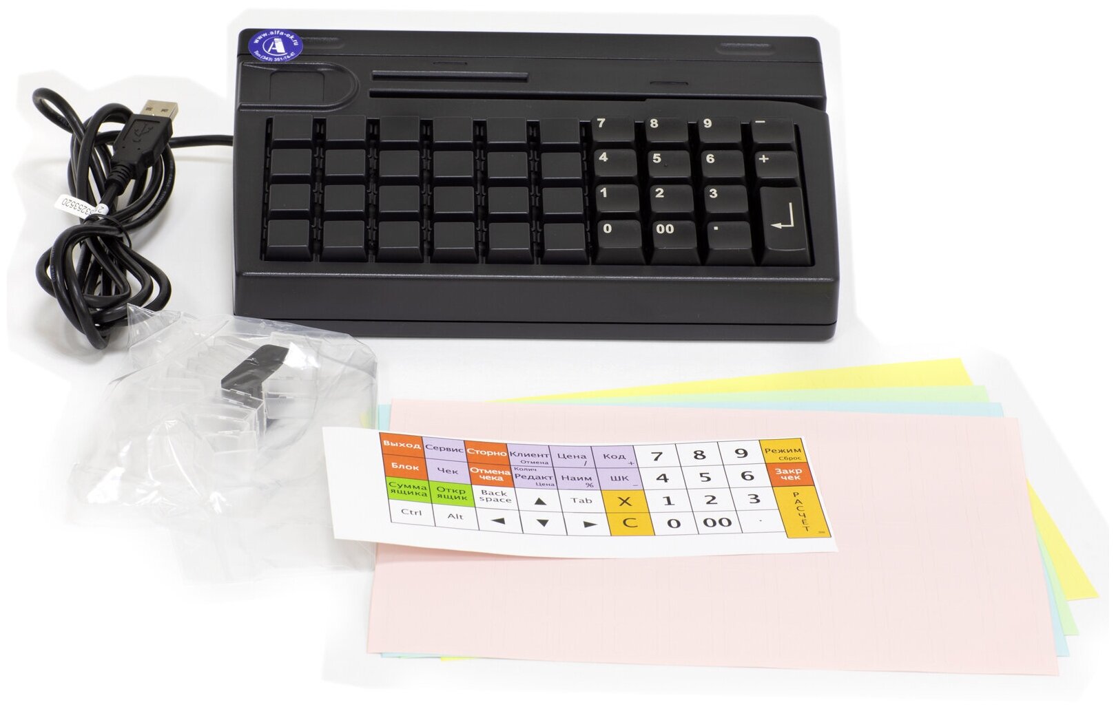 POS-клавиатура Posiflex KB-4000U-B-M3, черный POS-клавиатура Posiflex KB-4000U-B-M3, черный