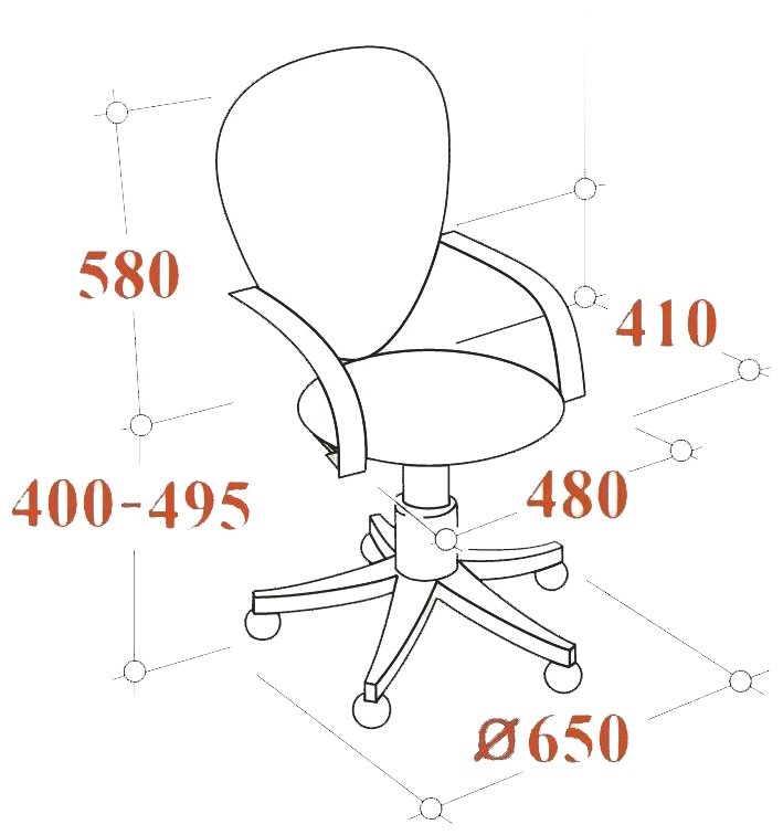 Кресло офисное echair 224