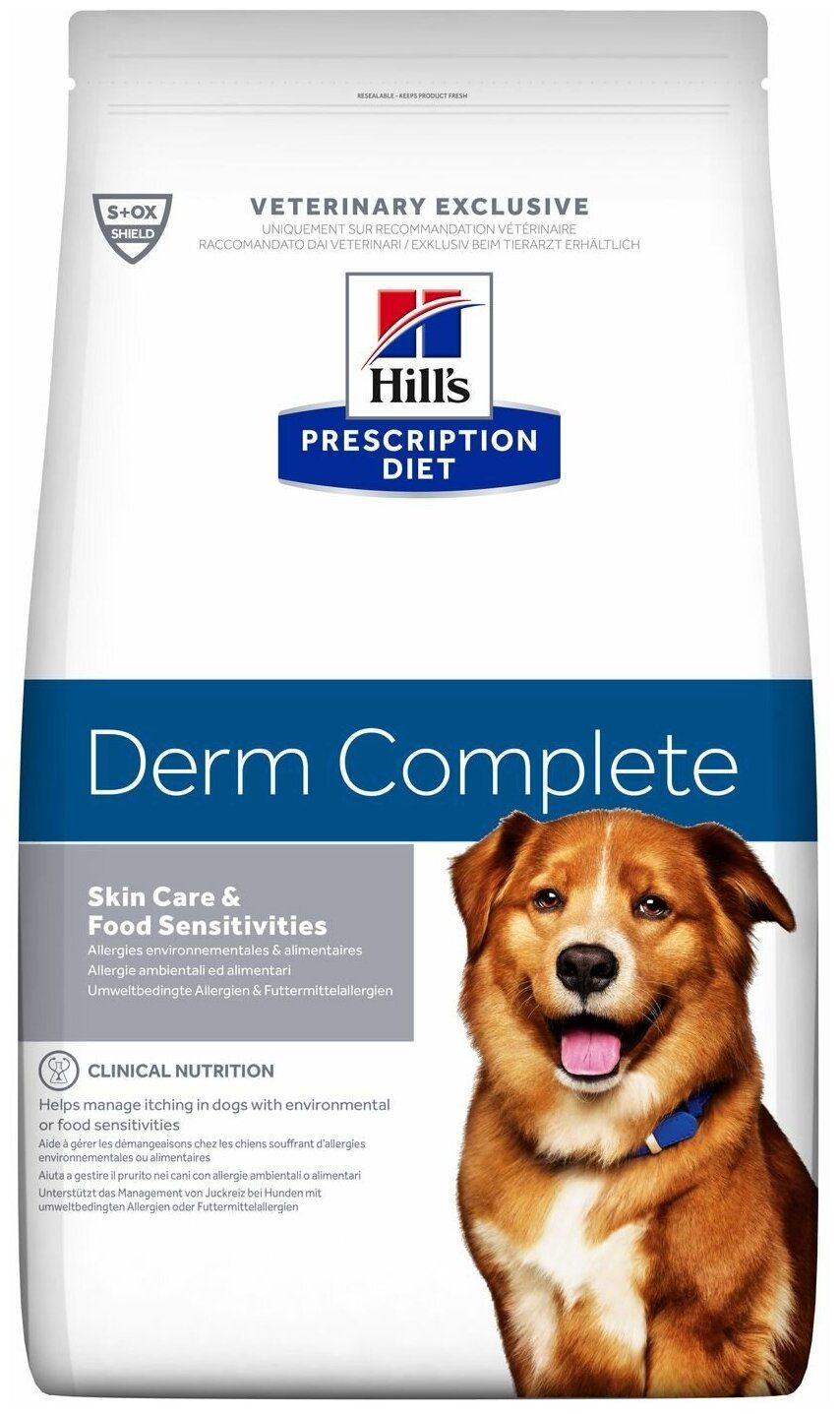 Hills Derm Complete Для Собак Купить