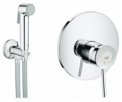 Смеситель для душа с гигиеническим душем Grohe BauClassic 124902