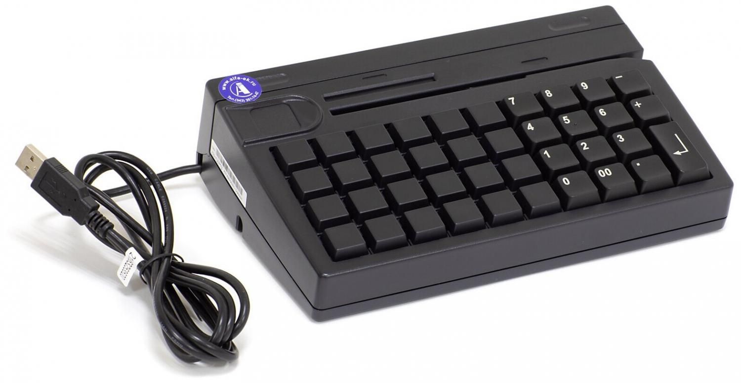 POS-клавиатура Posiflex KB-4000U-B-M3, черный POS-клавиатура Posiflex KB-4000U-B-M3, черный
